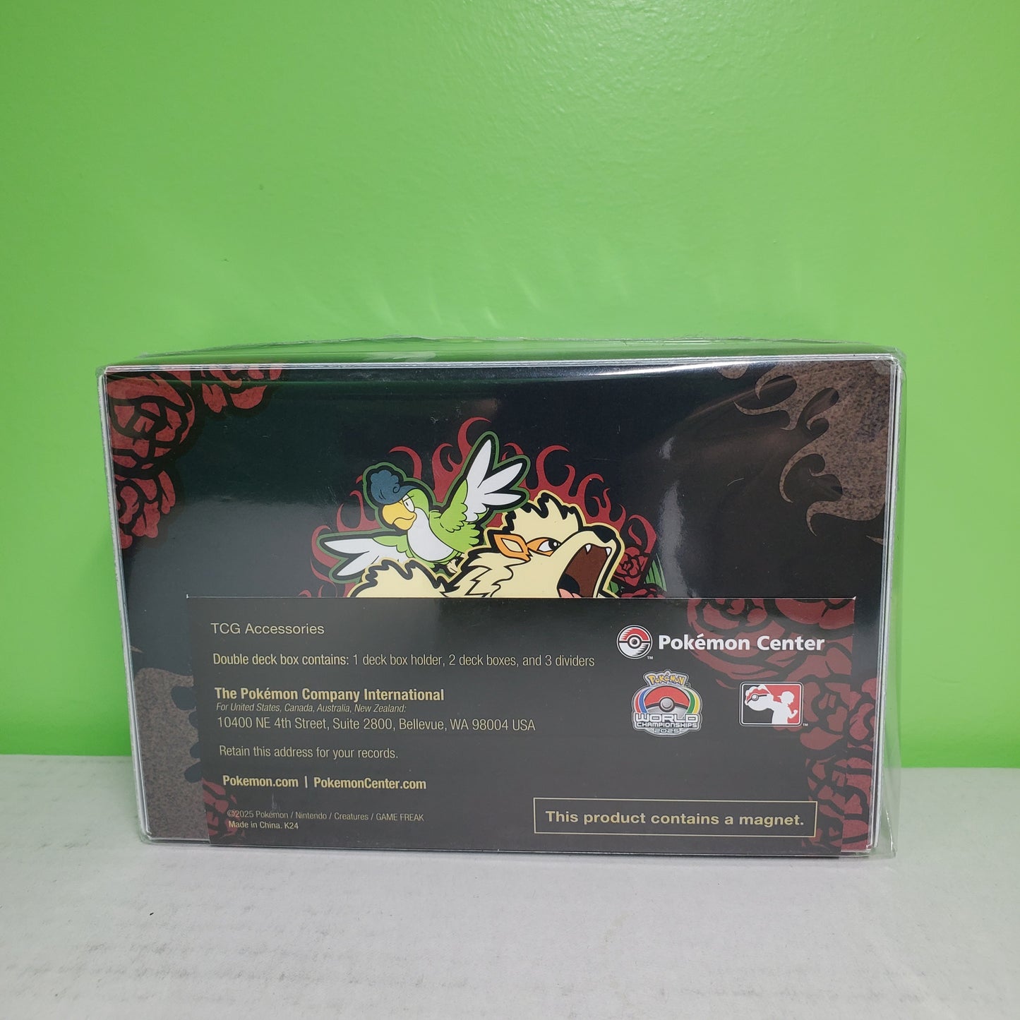 Arcanine Double Deck Box – Rockabilly – Pokemon World Championships 2025 Anaheim