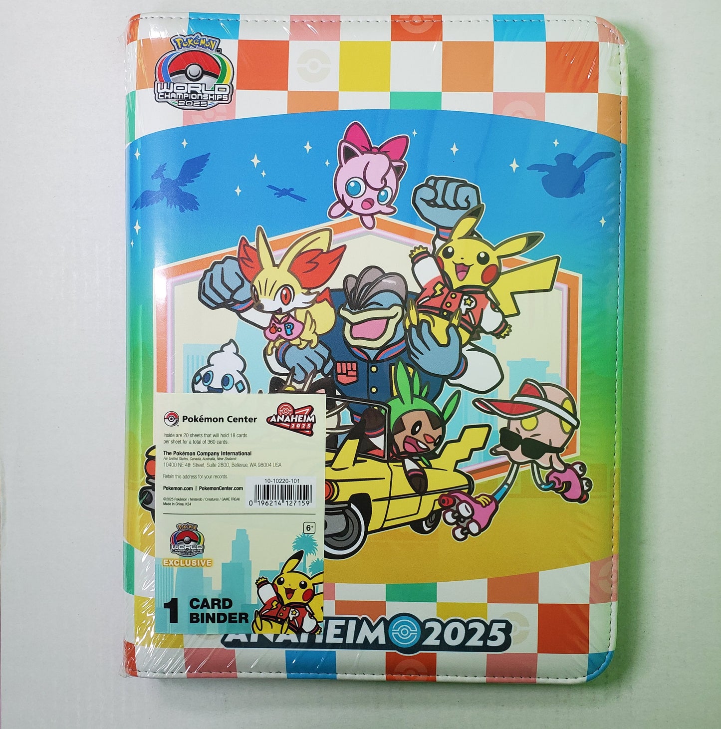 Pikachu Card Binder – SoCal – Pokemon World Championships 2025 Anaheim