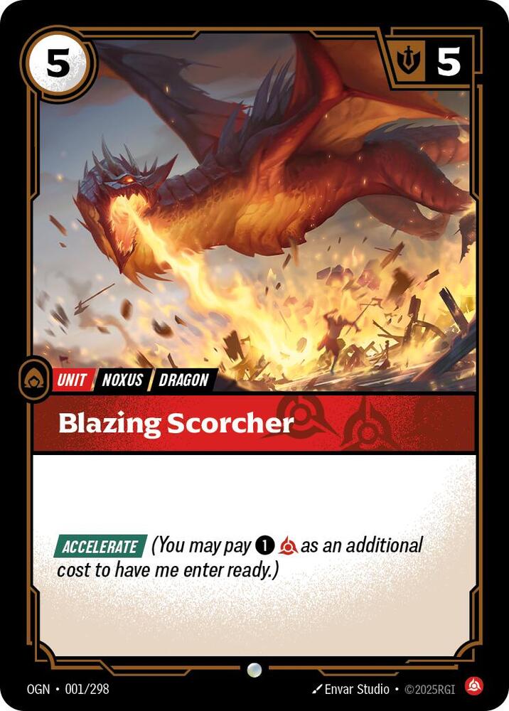 Blazing Scorcher #001/298