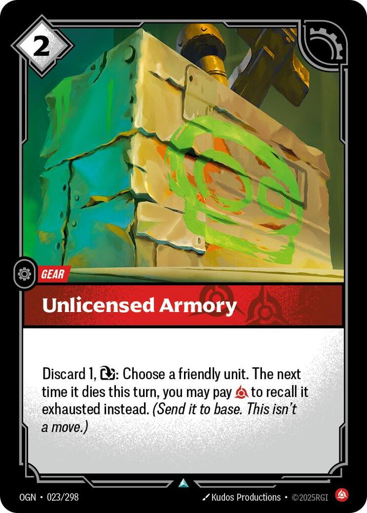 Unlicensed Armory #023/298