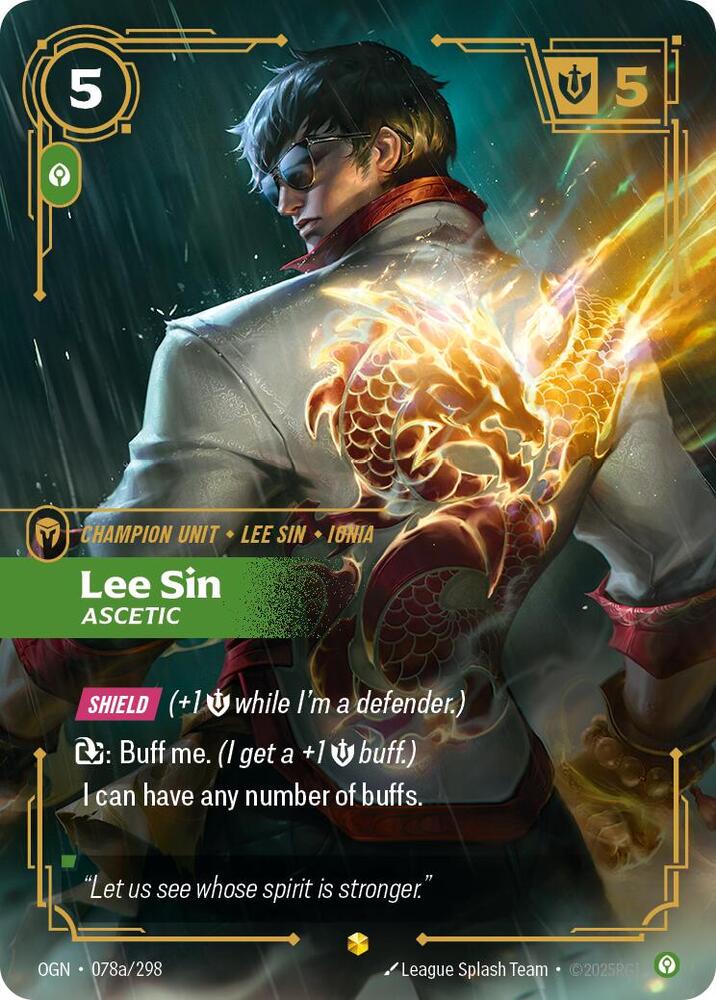 Lee Sin - Ascetic (Alternate Art) #078a/298