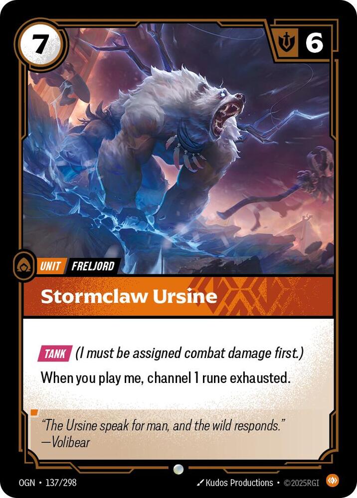 Stormclaw Ursine #137/298