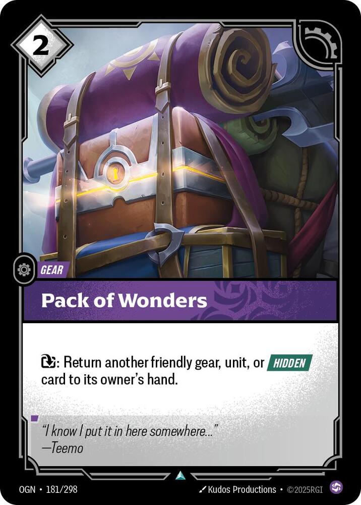 Pack of Wonders #181/298
