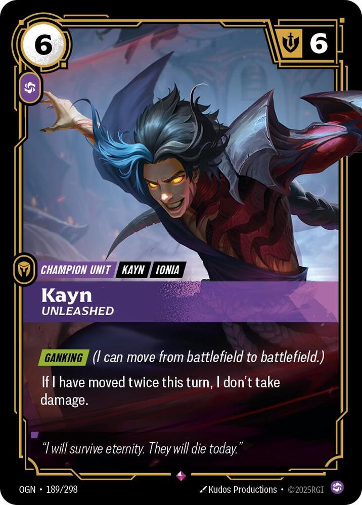 Kayn - Unleashed #189/298
