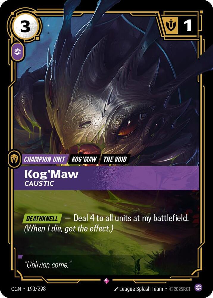 Kog'Maw - Caustic #190/298