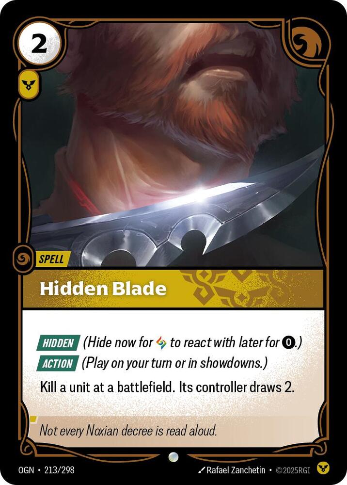 Hidden Blade #213/298