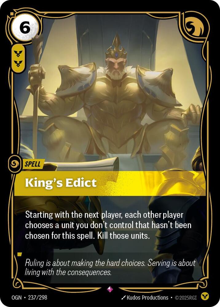 King's Edict #237/298