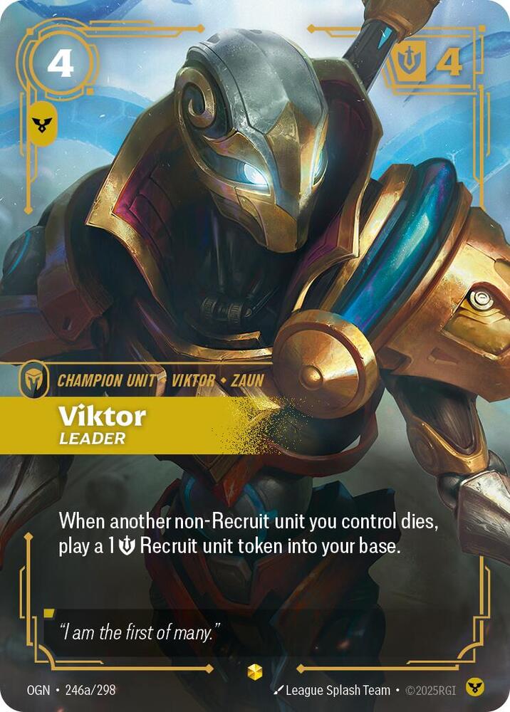 Viktor - Leader (Alternate Art) #246a/298
