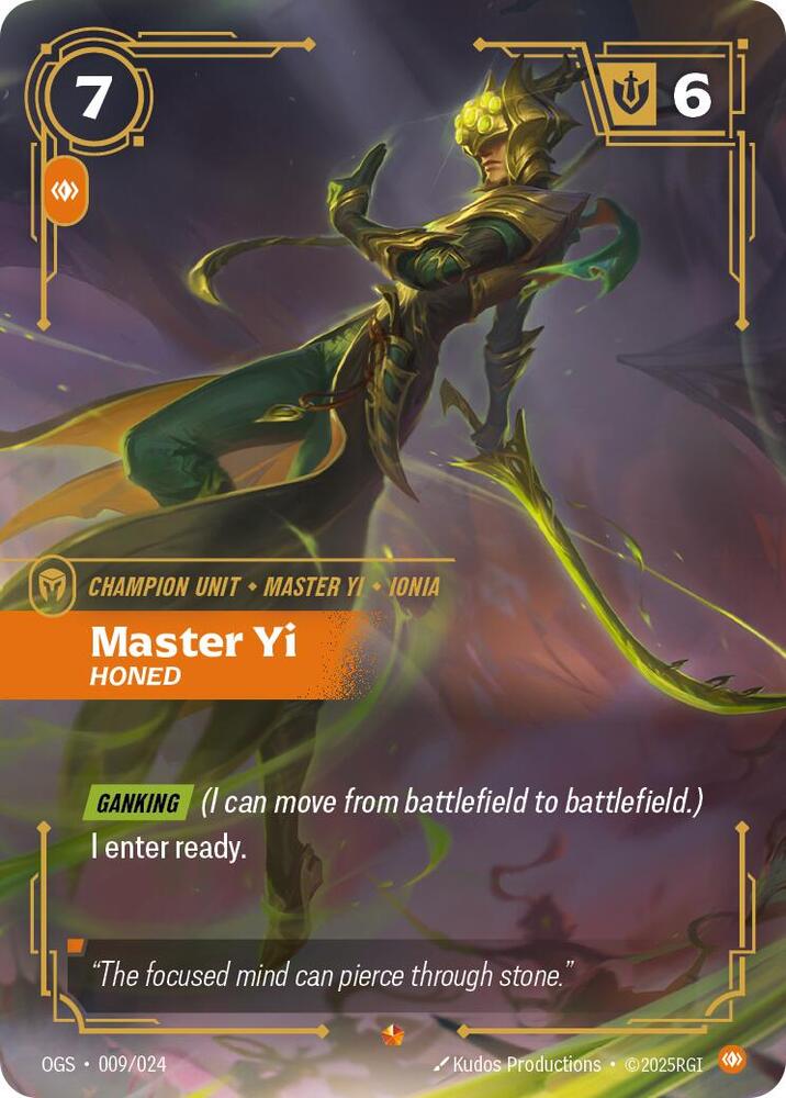 Master Yi - Honed #009/024