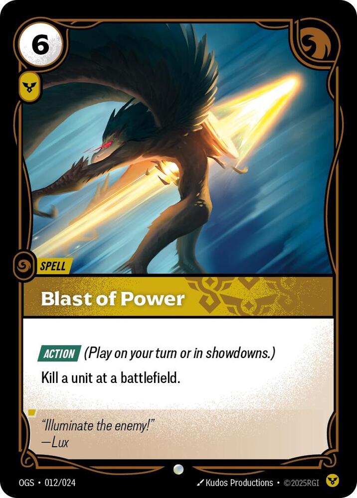 Blast of Power #012/024