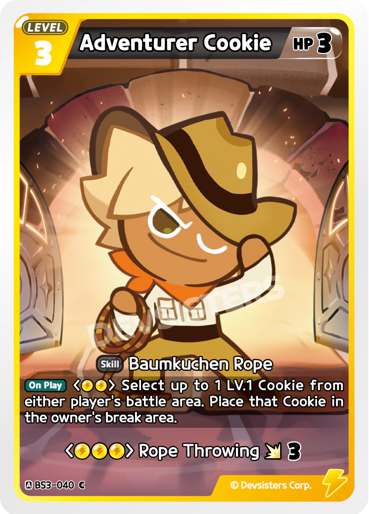 Adventurer Cookie #BS3-040