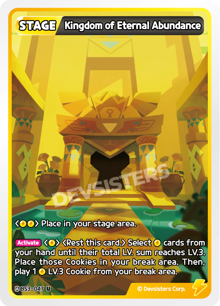 Kingdom of Eternal Abundance #BS3-047