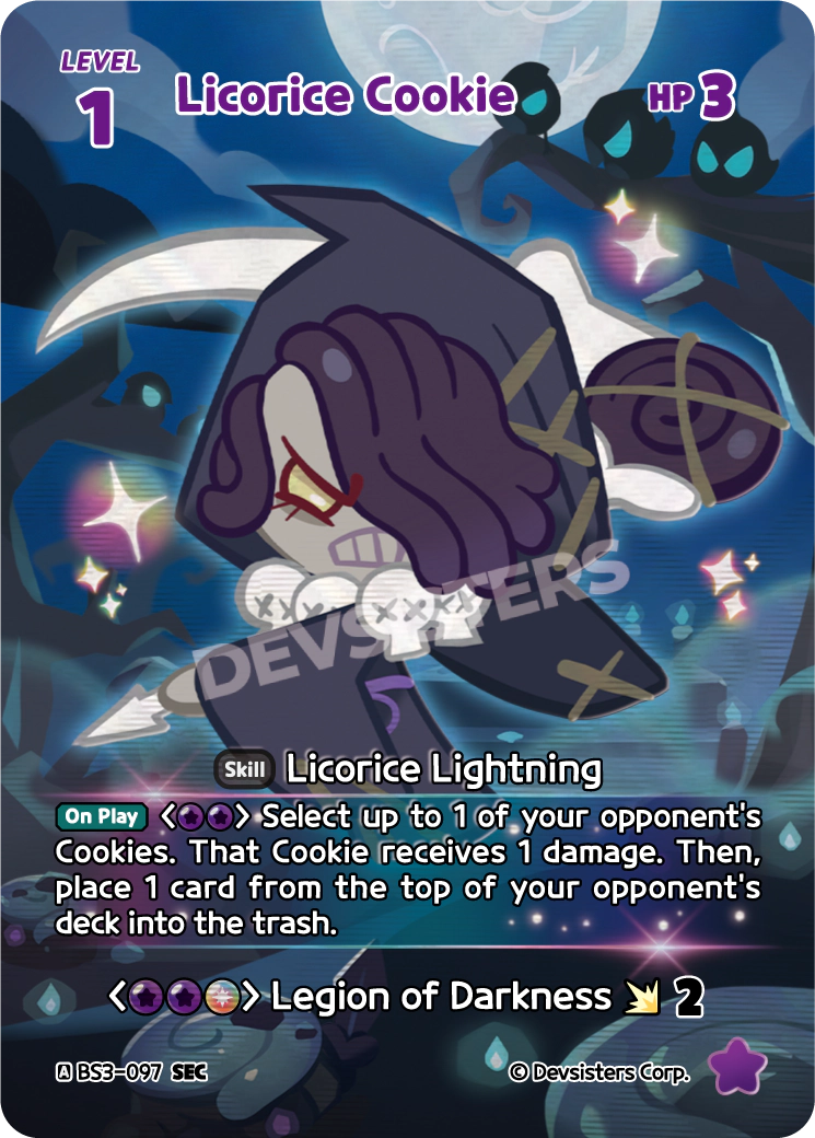 Licorice Cookie (BS3-097@1)
