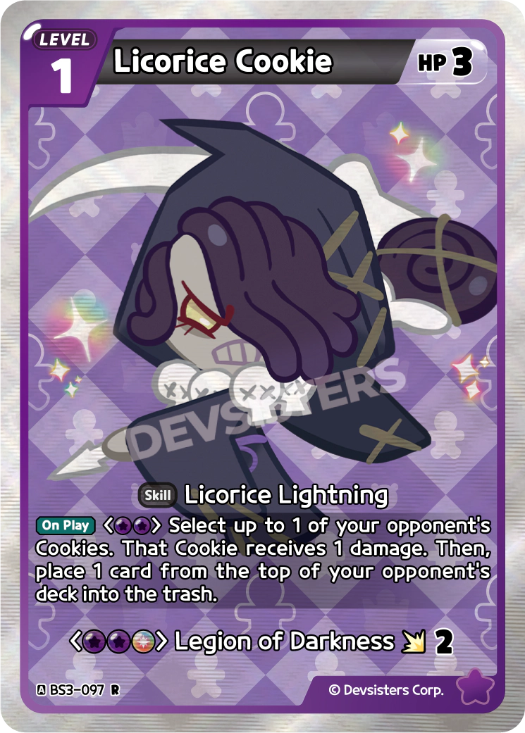 Licorice Cookie #BS3-097