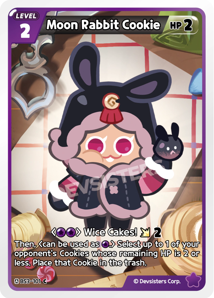 Moon Rabbit Cookie #BS3-101