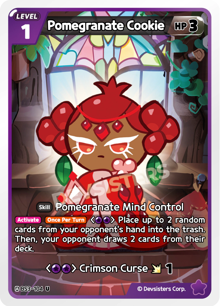 Pomegranate Cookie (BS3-104)