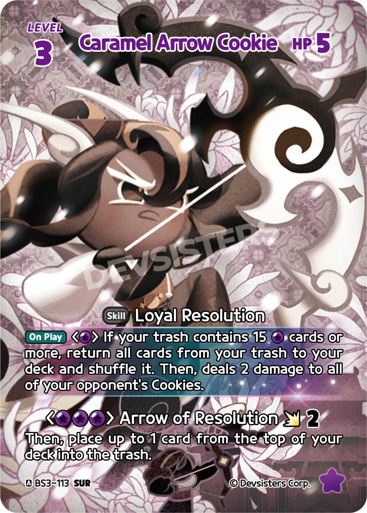 Caramel Arrow Cookie (BS3-113@1)