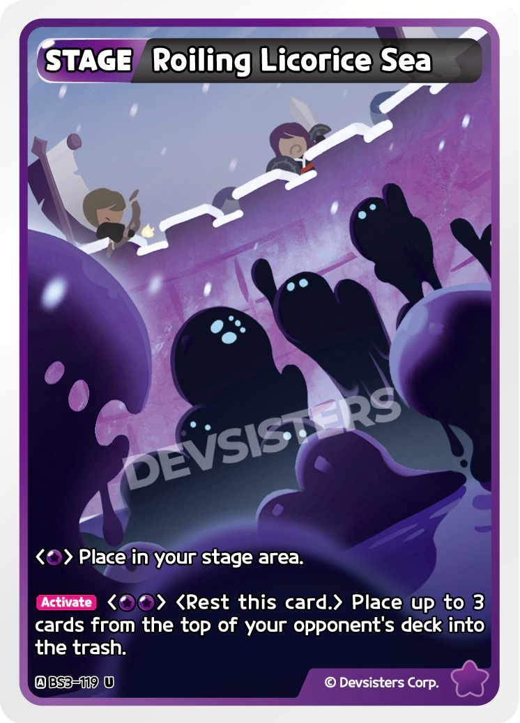 Roiling Licorice Sea #BS3-119