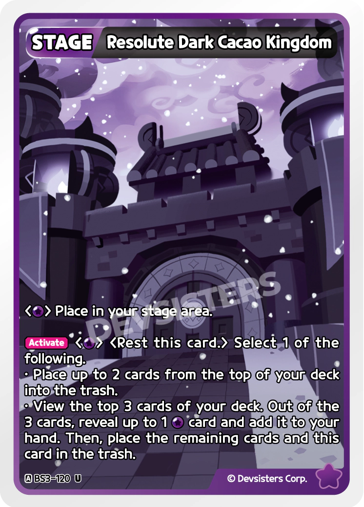 Resolute Dark Cacao Kingdom (BS3-120)