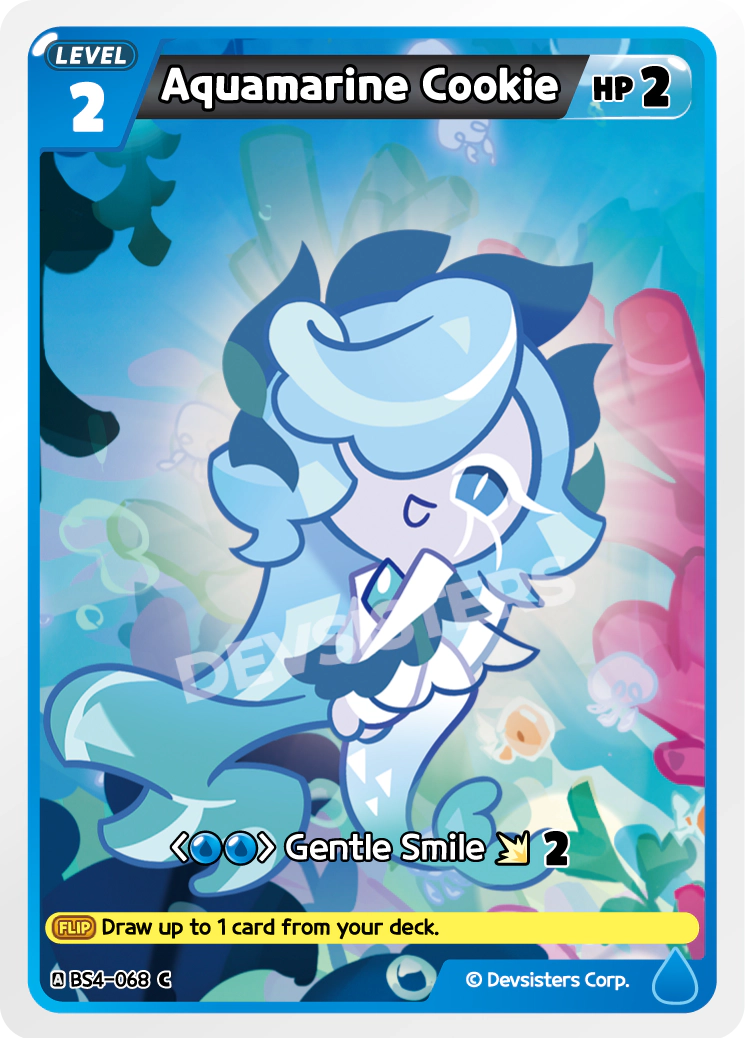 Aquamarine Cookie #BS4-068