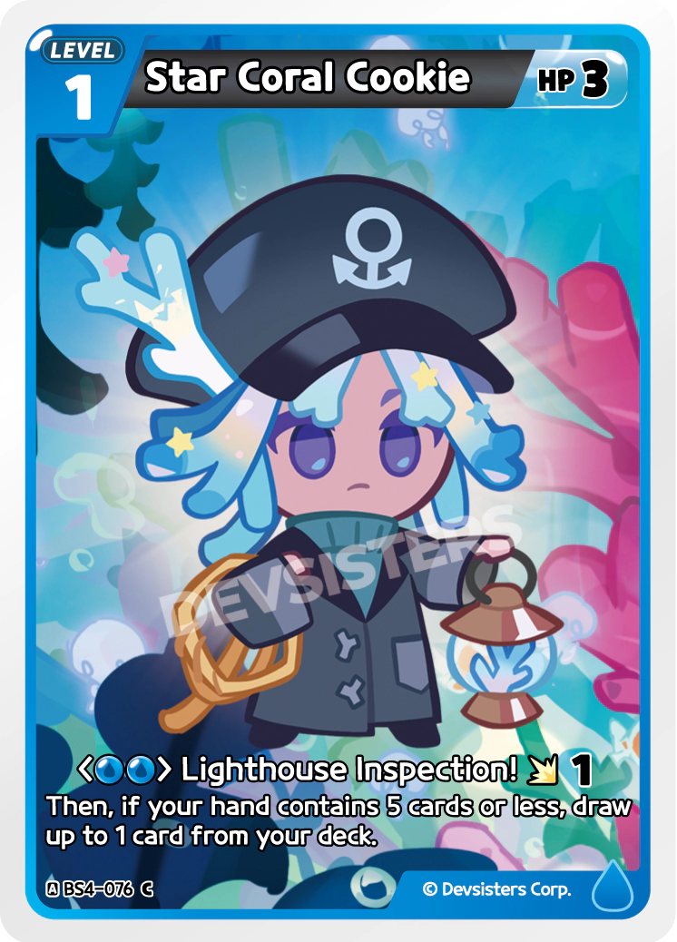 Star Coral Cookie (BS4-076)