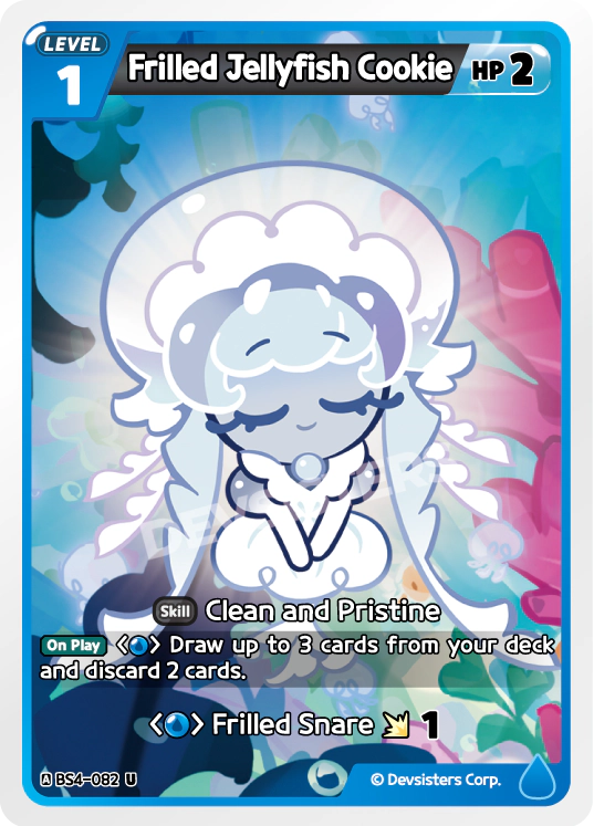 Frilled Jellyfish Cookie (BS4-082)