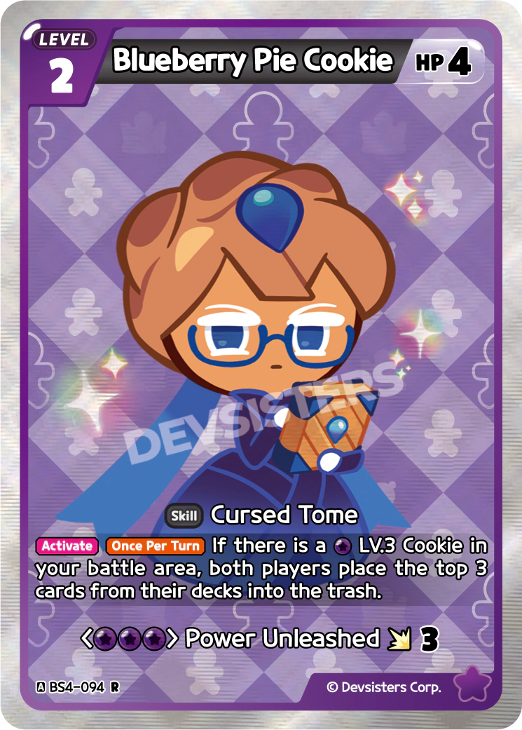 Blueberry Pie Cookie #BS4-094