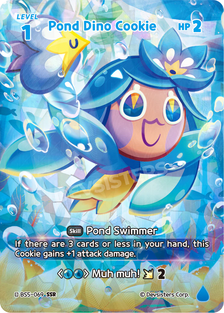 Pond Dino Cookie #BS5-069@1