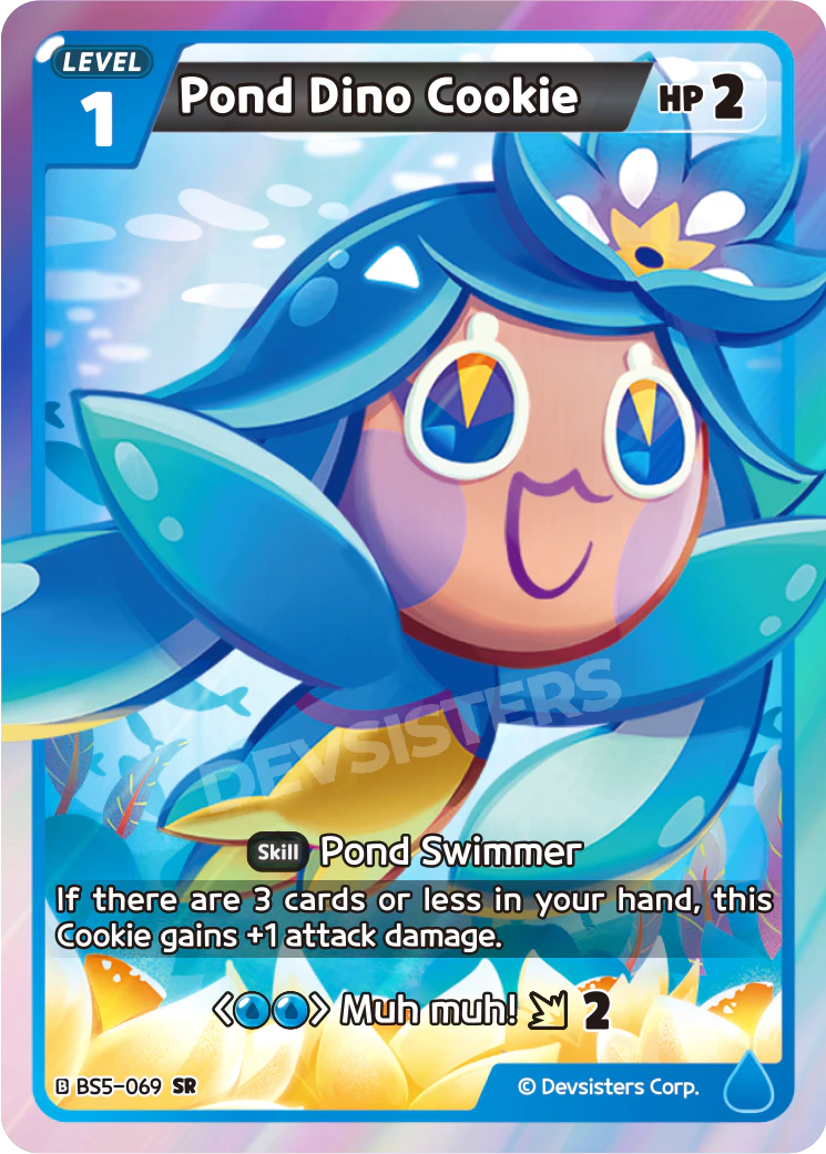 Pond Dino Cookie #BS5-069