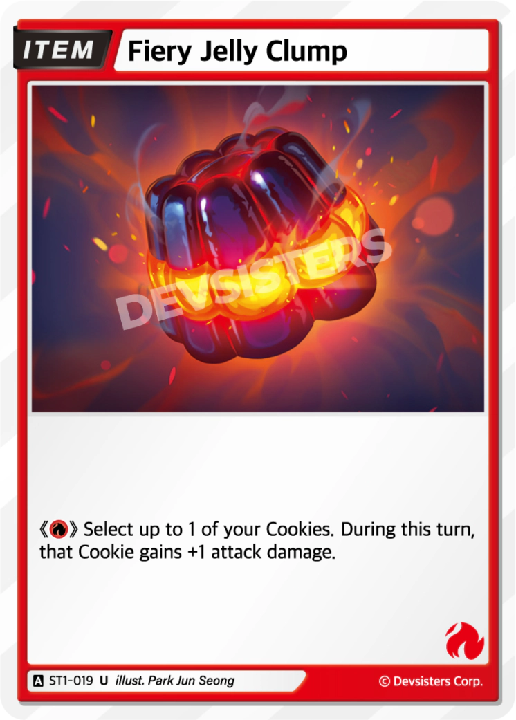 Fiery Jelly Clump #ST1-019