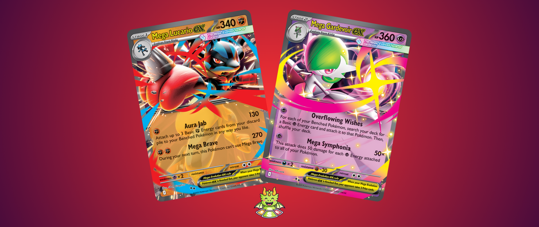 Mega Evolution is Back in the Pokémon TCG—Mega Lucario ex & Mega Gardevoir ex Revealed!