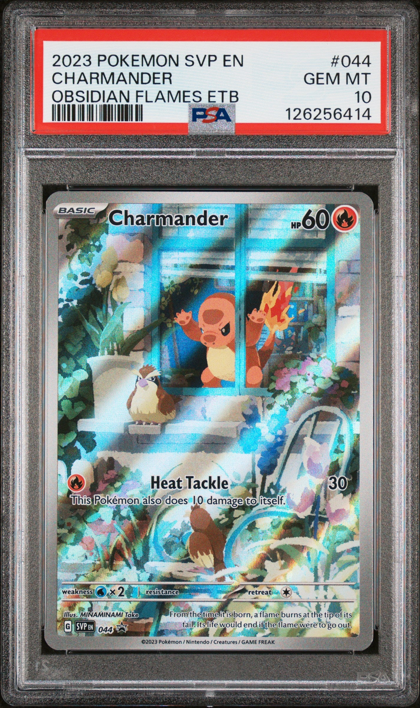 PSA 10 Charmander #044 Pokémon SVP Black Star Promos English 2023