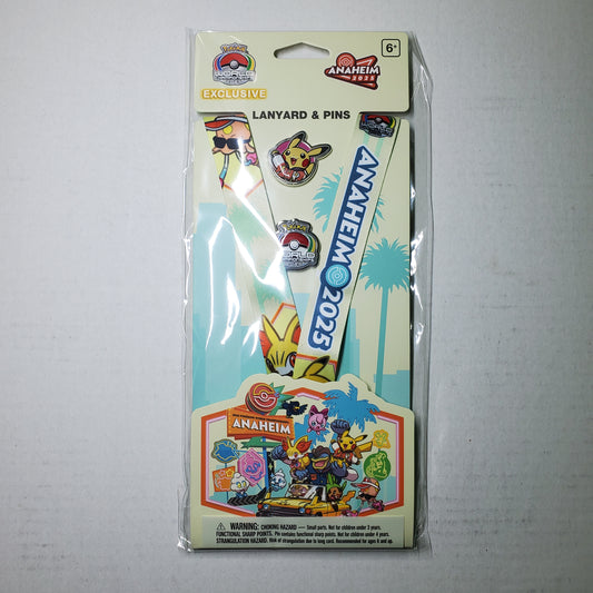 Pikachu Pin & Lanyard Set – Varsity – Pokemon World Championships 2025 Anaheim