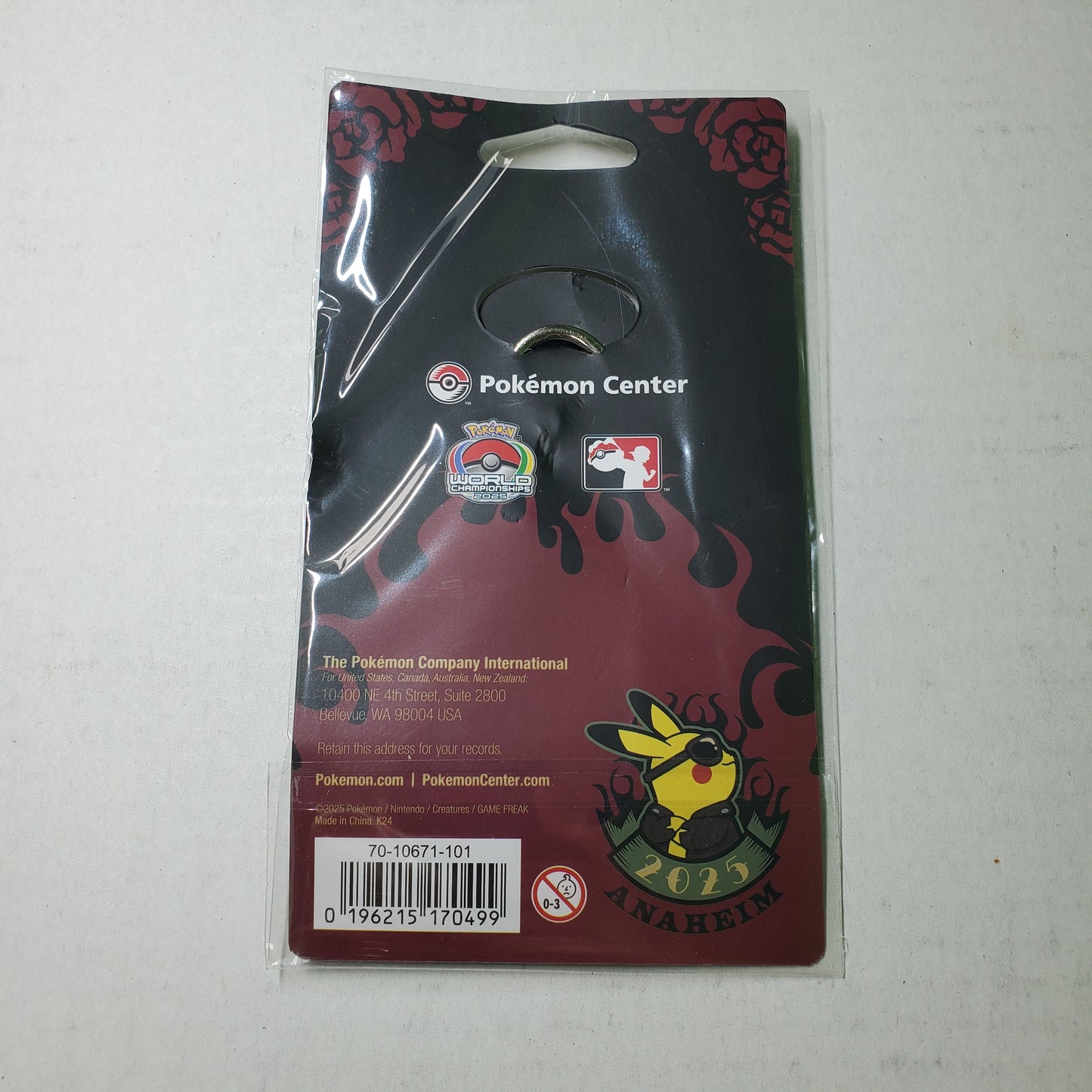 Arcanine Acrylic Keychain – Rockabilly – Pokemon World Championships 2025 Anaheim