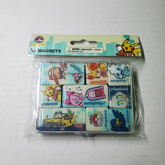 Car Scene 9pc Magnet Set – Pokemon World Championships 2025 Anaheim
