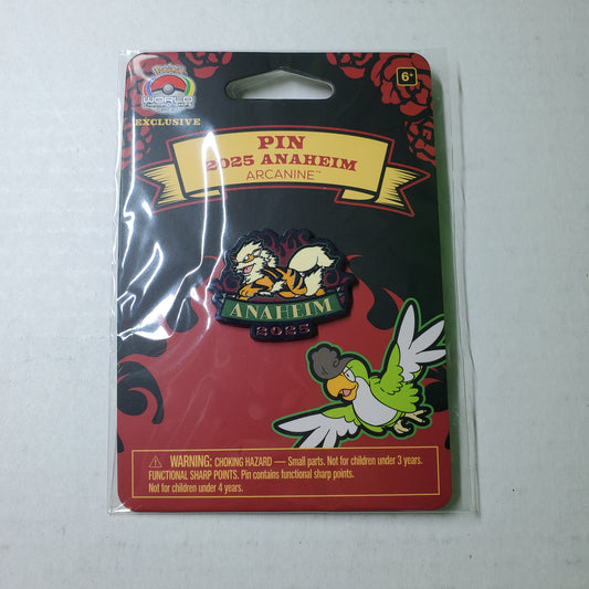 Arcanine Pin – Rockabilly – Pokemon World Championships 2025 Anaheim