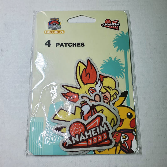 4PC Patch Set – Varsity – Pokemon World Championships 2025 Anaheim