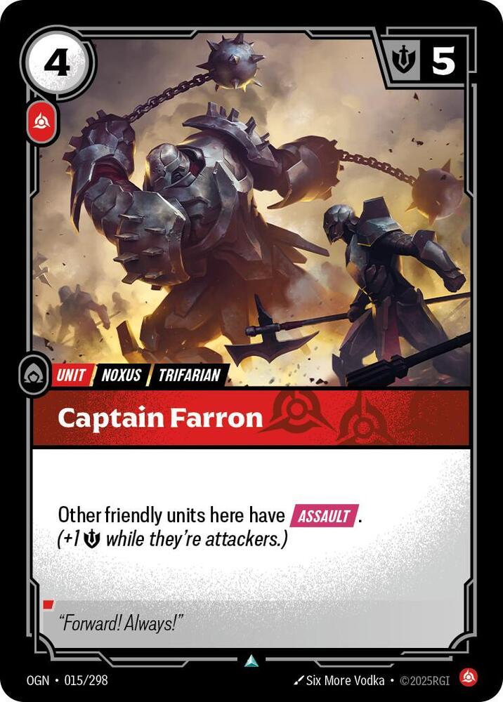 Captain Farron #015/298