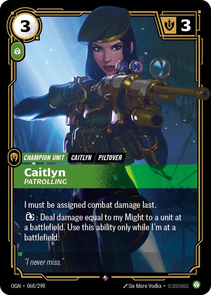 Caitlyn - Patrolling #068/298