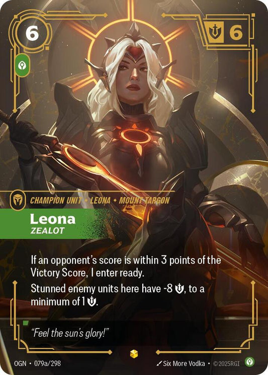 Leona - Zealot (Alternate Art) #079a/298