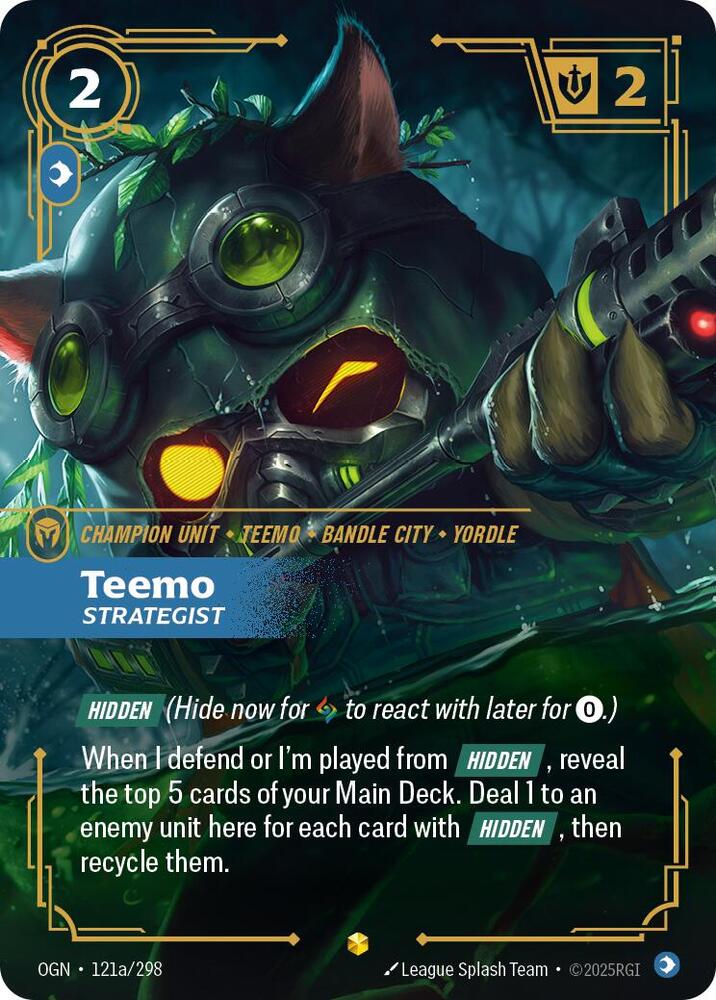 Teemo - Strategist (Alternate Art) #121a/298