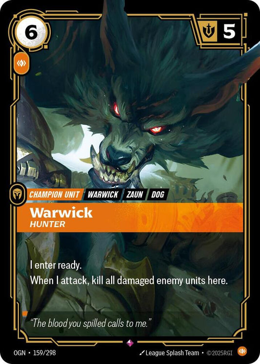 Warwick - Hunter #159/298