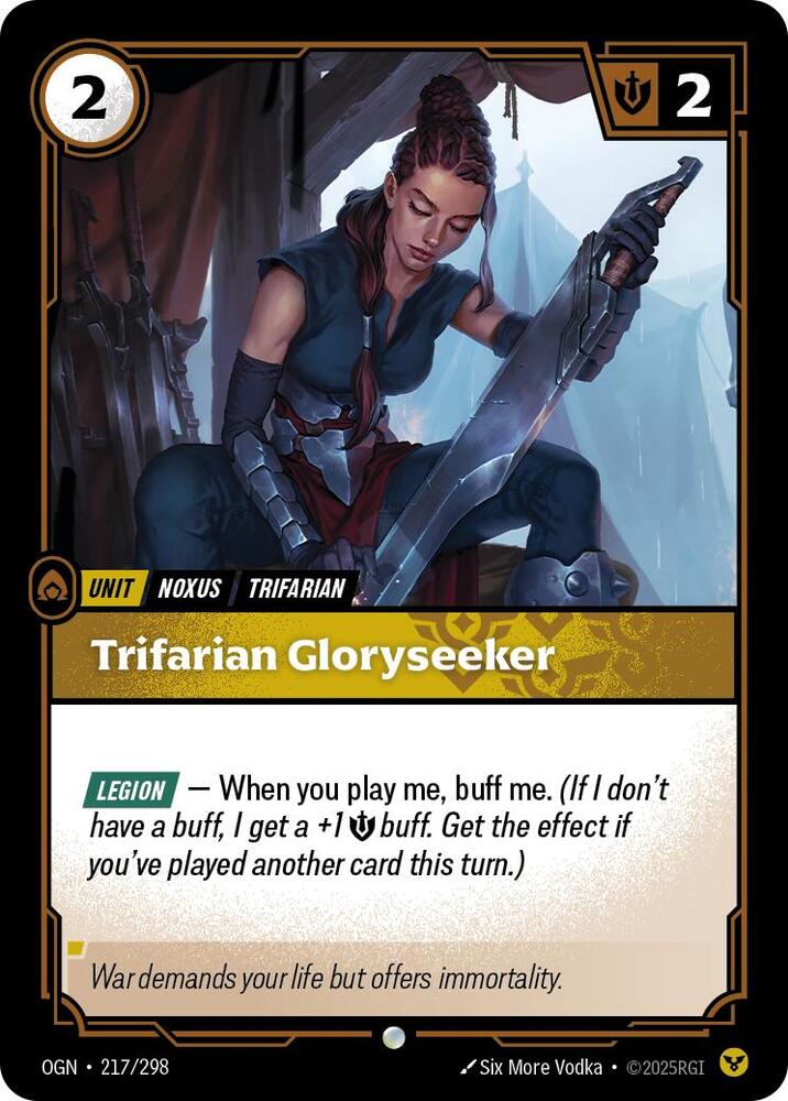 Trifarian Gloryseeker #217/298