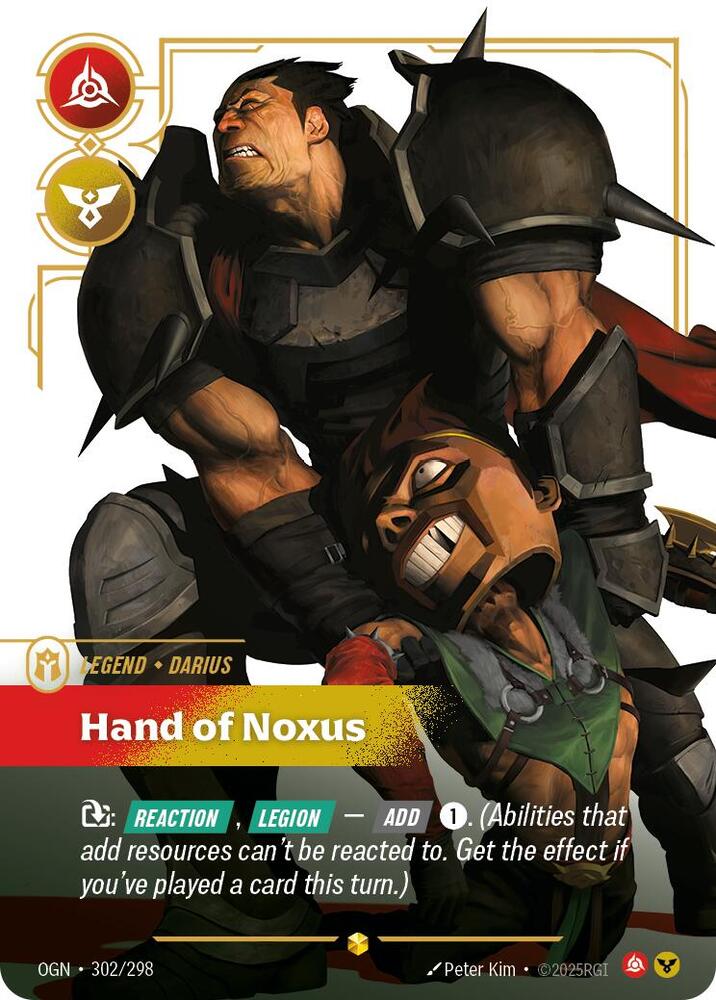 Darius - Hand of Noxus (Overnumbered) #302/298