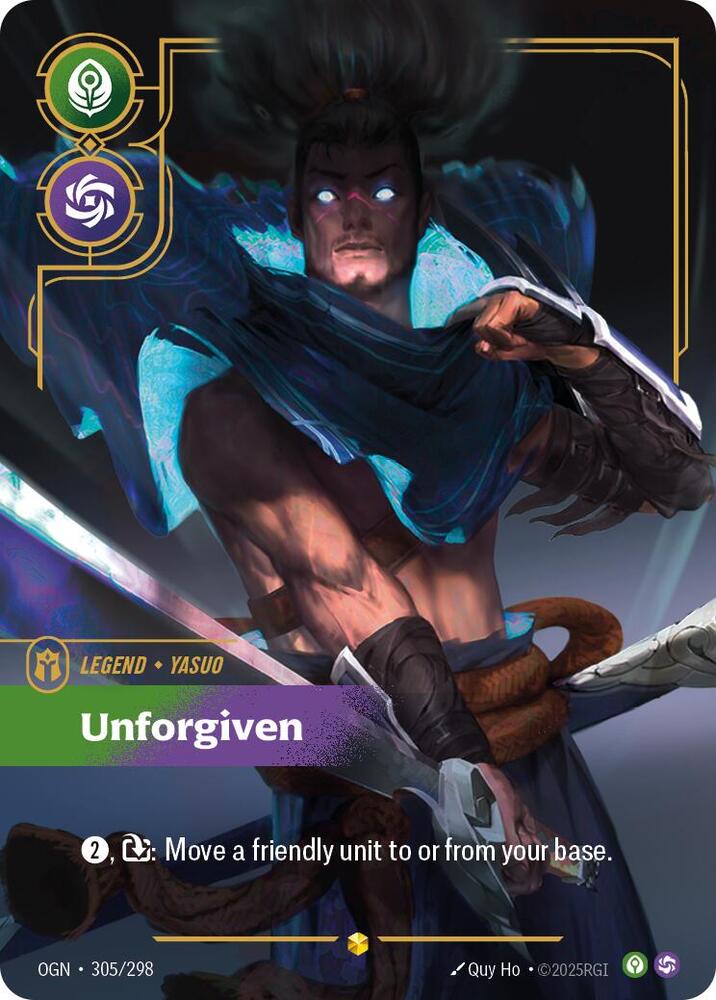 Yasuo - Unforgiven (Overnumbered) #305/298