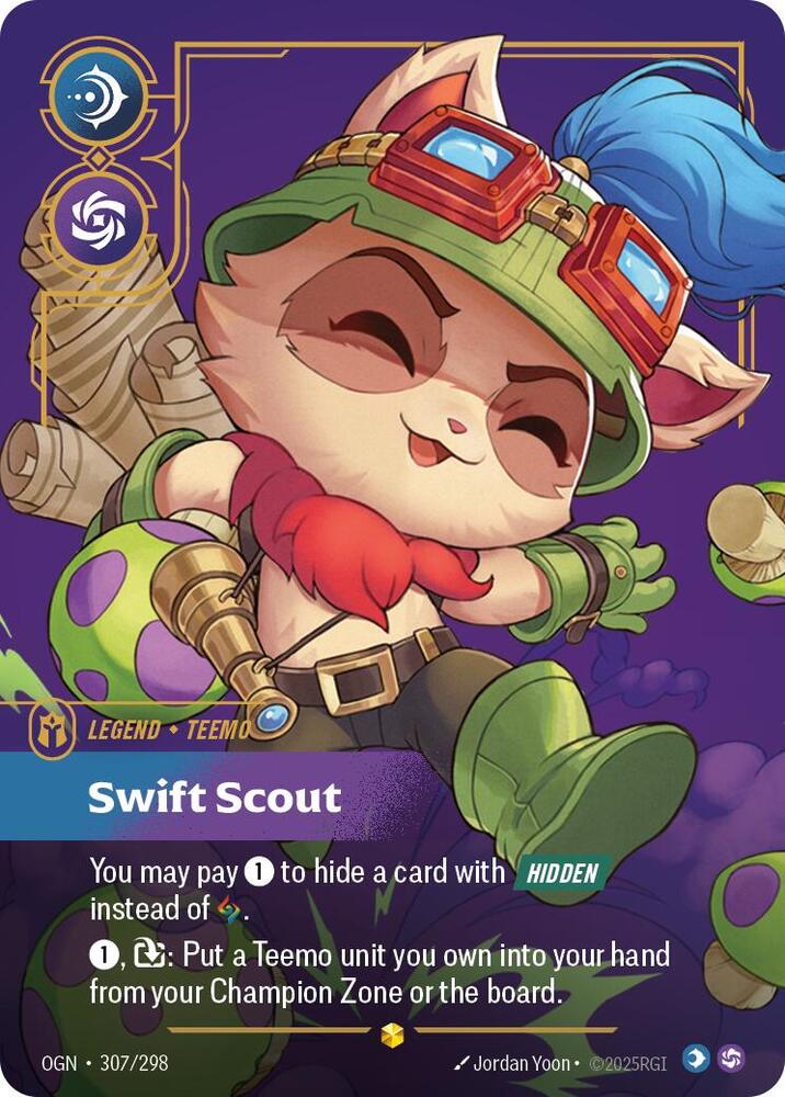 Teemo - Swift Scout (Overnumbered) #307/298