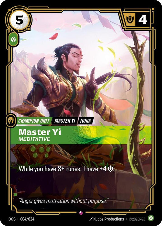 Master Yi - Meditative #004/024