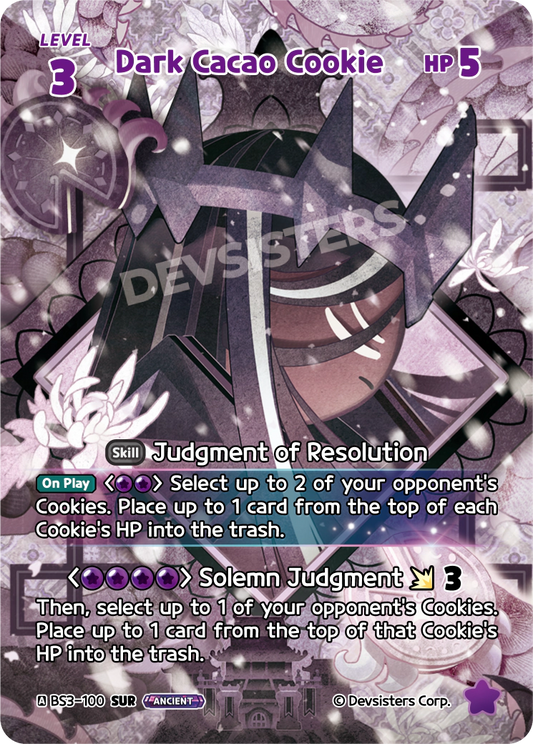 Dark Cacao Cookie (BS3-100@1)