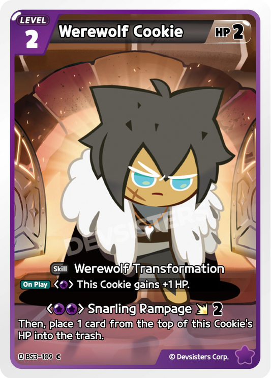 Werewolf Cookie (BS3-109)