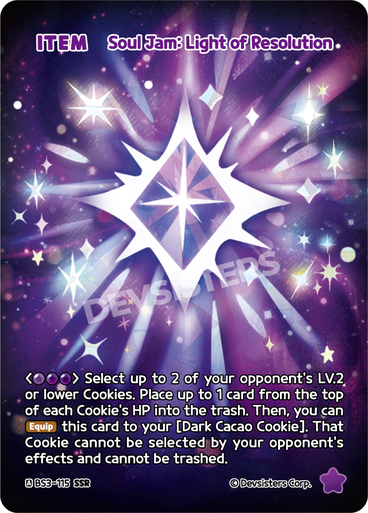 Soul Jam: Light of Resolution (BS3-115@1)